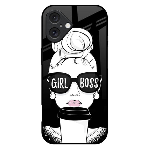 Girl Boss iPhone 16 Plus Glass Back Cover Online