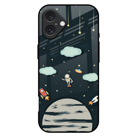 Astronaut Dream iPhone 16 Plus Glass Back Cover Online