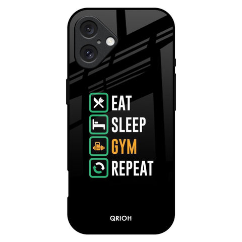 Daily Routine iPhone 16 Plus Glass Back Cover Online