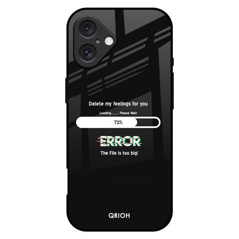 Error iPhone 16 Plus Glass Back Cover Online