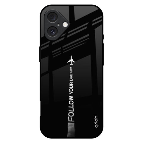 Follow Your Dreams iPhone 16 Plus Glass Back Cover Online