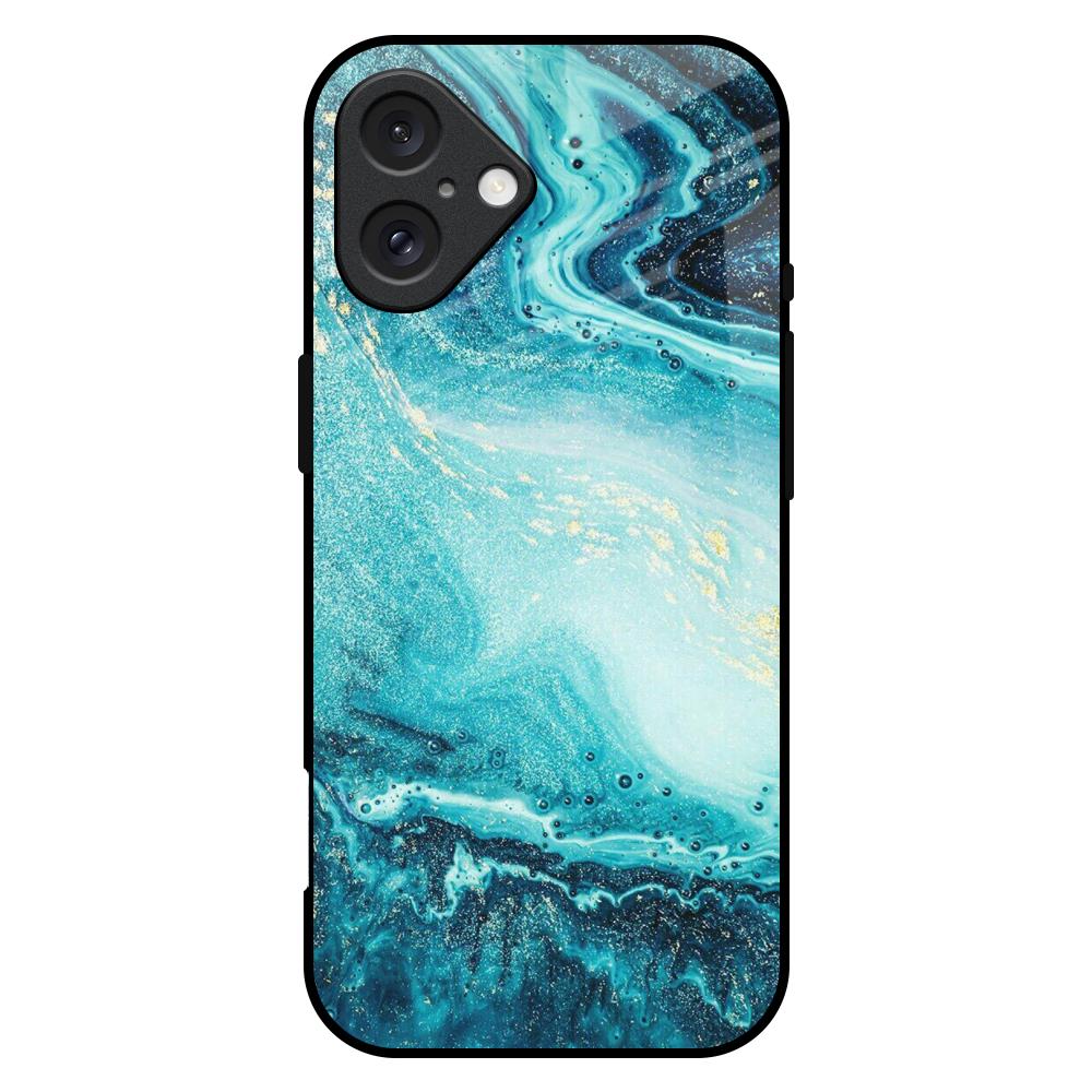 Sea Water iPhone 16 Plus Glass Back Cover Online