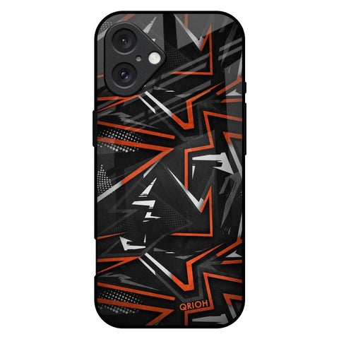 Vector Art iPhone 16 Plus Glass Back Cover Online
