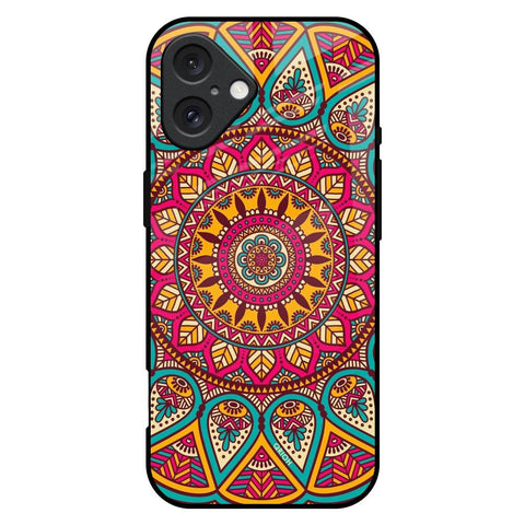 Elegant Mandala iPhone 16 Plus Glass Back Cover Online