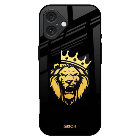 Lion The King iPhone 16 Plus Glass Back Cover Online