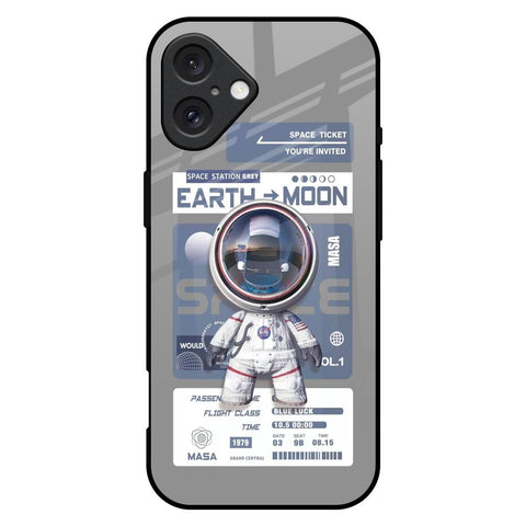Space Flight Pass iPhone 16 Plus Glass Back Cover Online