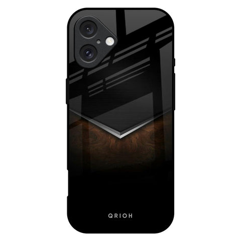 Dark Walnut iPhone 16 Plus Glass Back Cover Online