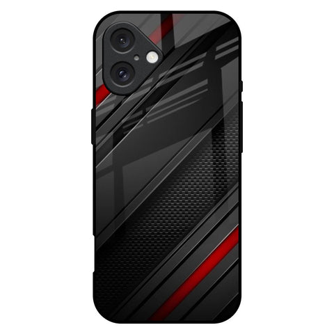 Modern Abstract iPhone 16 Plus Glass Back Cover Online