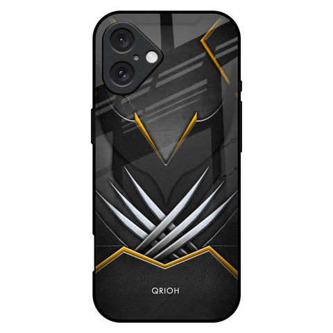Black Warrior iPhone 16 Plus Glass Back Cover Online