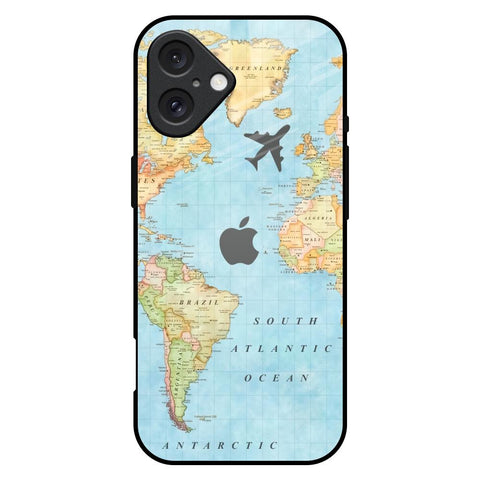 Fly Around The World iPhone 16 Plus Glass Back Cover Online