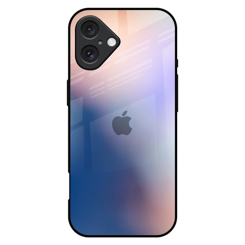 Blue Mauve Gradient iPhone 16 Plus Glass Back Cover Online