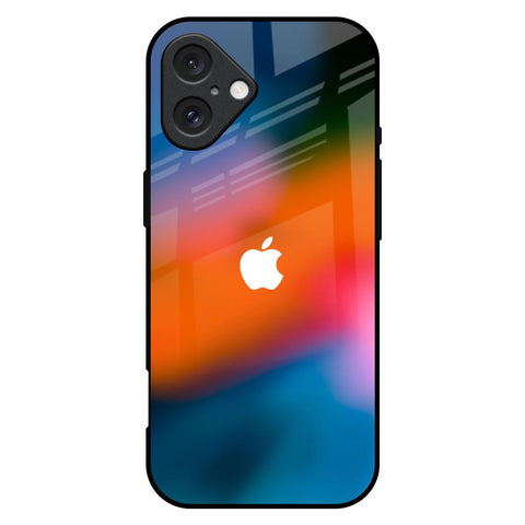Fiery Orange iPhone 16 Plus Glass Back Cover Online