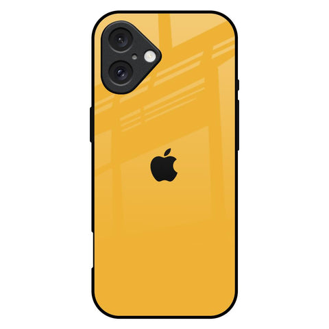 Fluorescent Yellow iPhone 16 Plus Glass Back Cover Online