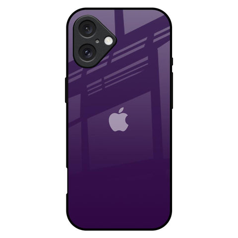Dark Purple iPhone 16 Plus Glass Back Cover Online