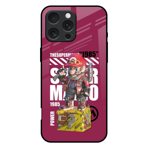 Gangster Hero iPhone 16 Pro Max Glass Back Cover Online