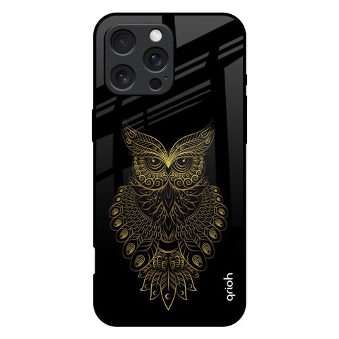 Golden Owl iPhone 16 Pro Max Glass Back Cover Online