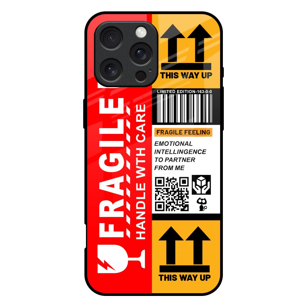 Handle With Care iPhone 16 Pro Max Glass Back Cover Online