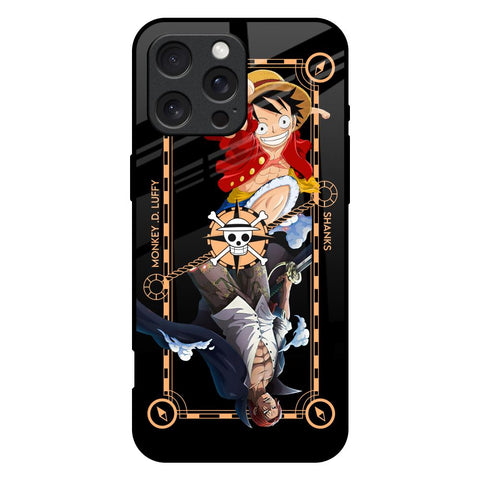 Shanks & Luffy iPhone 16 Pro Max Glass Back Cover Online