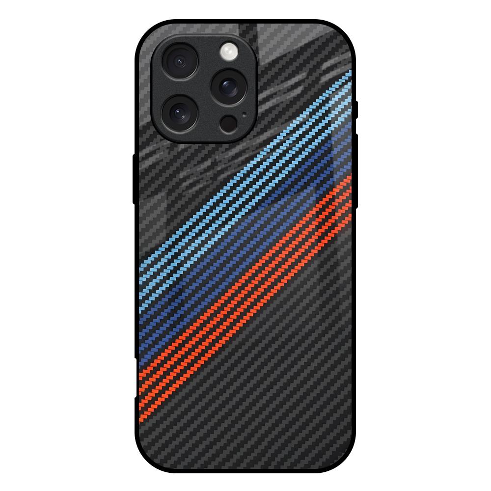 Carbon Inspired iPhone 16 Pro Max Glass Back Cover Online