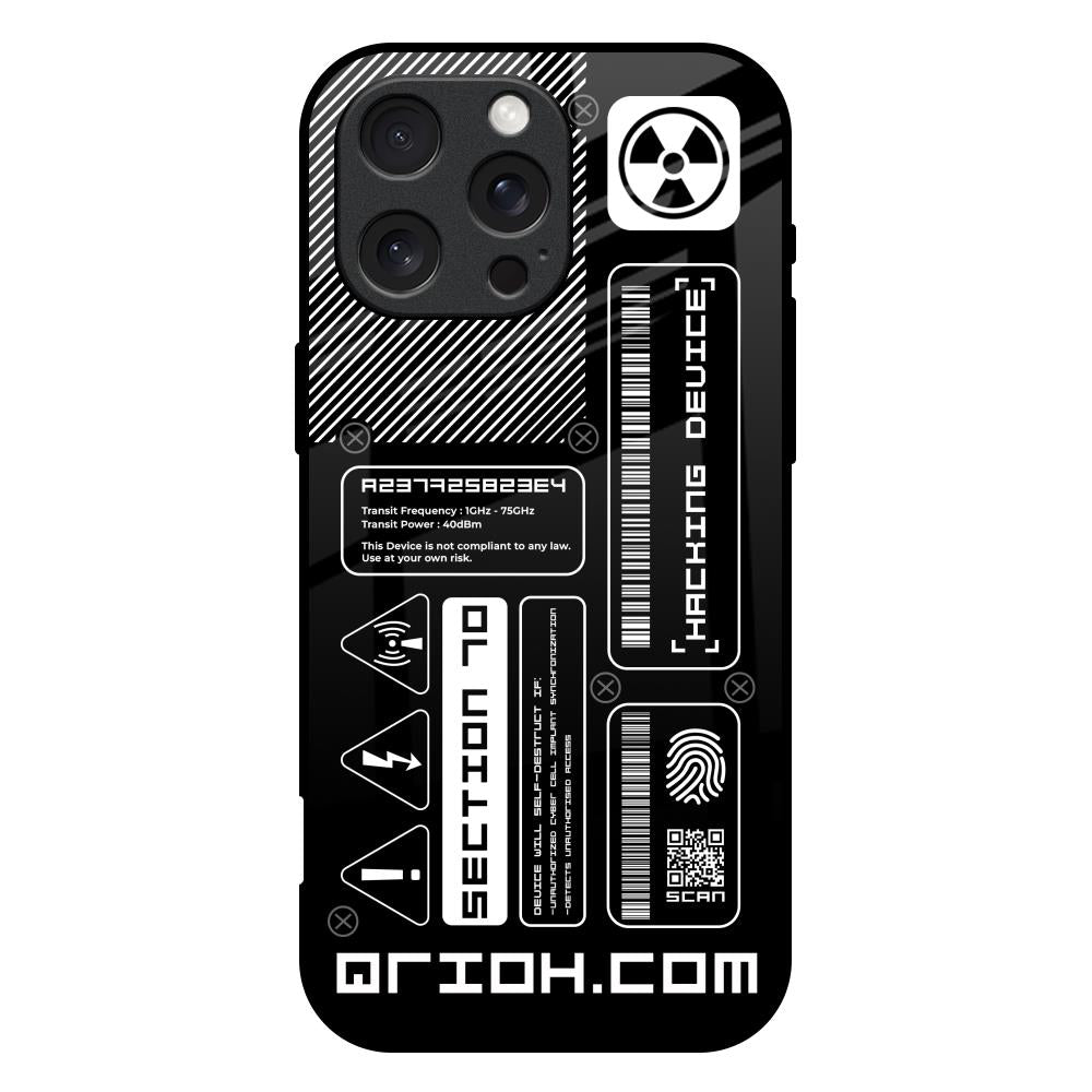 Futuristic Art iPhone 16 Pro Max Glass Back Cover Online