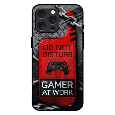 Do No Disturb iPhone 16 Pro Max Glass Back Cover Online