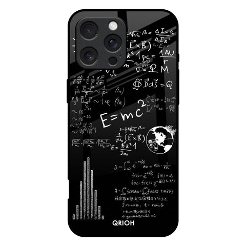 Funny Math iPhone 16 Pro Max Glass Back Cover Online