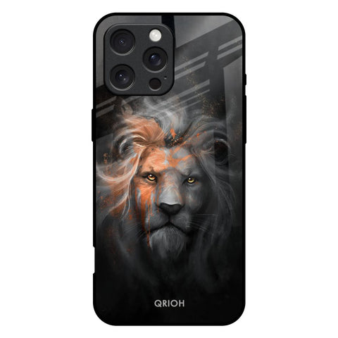 Devil Lion iPhone 16 Pro Max Glass Back Cover Online