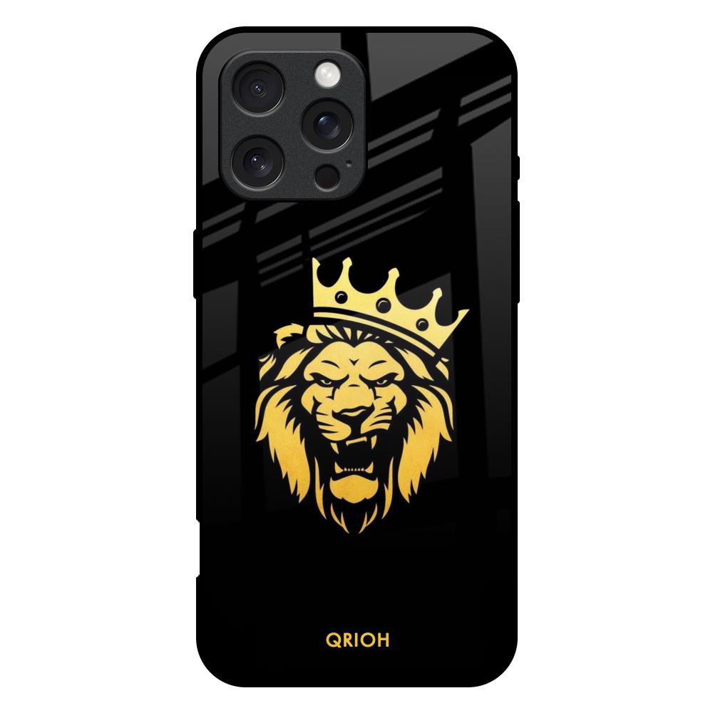 Lion The King iPhone 16 Pro Max Glass Back Cover Online