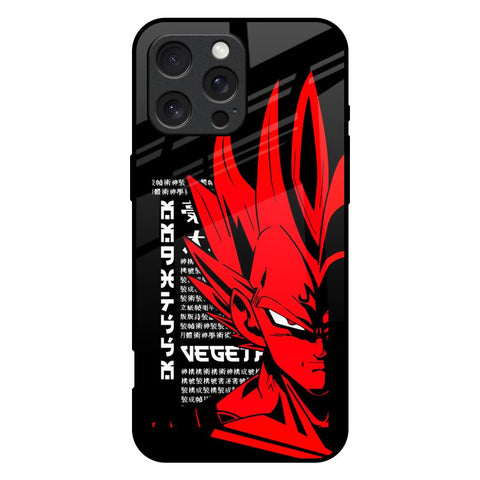 Red Vegeta iPhone 16 Pro Max Glass Back Cover Online