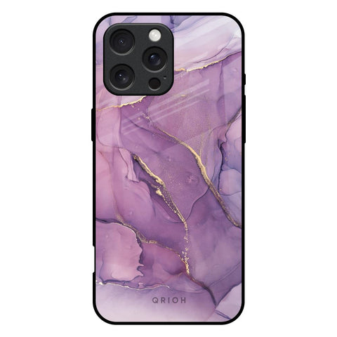Purple Gold Marble iPhone 16 Pro Max Glass Back Cover Online