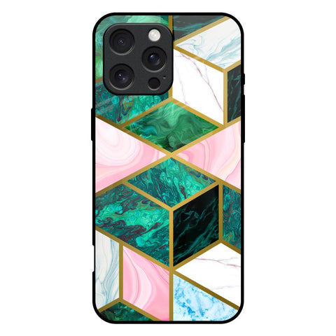 Seamless Green Marble iPhone 16 Pro Max Glass Back Cover Online