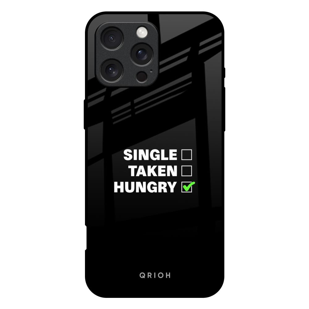 Hungry iPhone 16 Pro Max Glass Back Cover Online