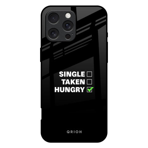 Hungry iPhone 16 Pro Max Glass Back Cover Online