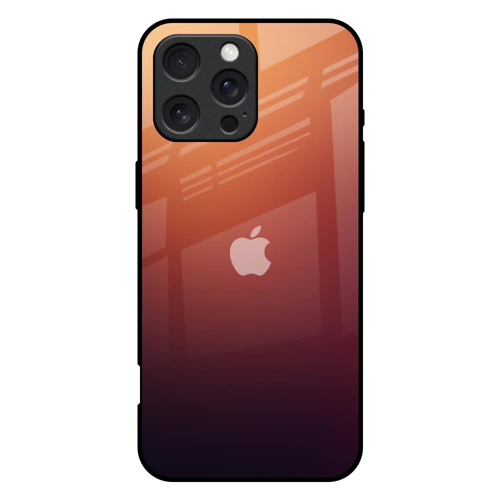 Sunset Background iPhone 16 Pro Max Glass Back Cover Online