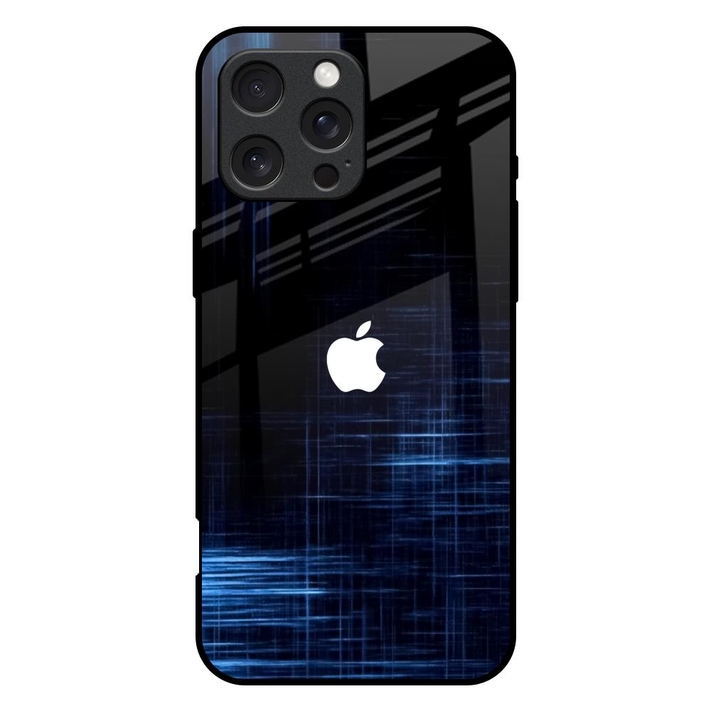 Blue Scratch iPhone 16 Pro Max Glass Back Cover Online