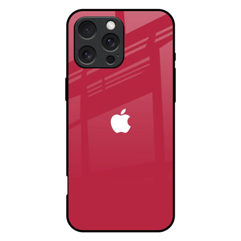 Solo Maroon iPhone 16 Pro Max Glass Back Cover Online