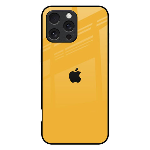 Fluorescent Yellow iPhone 16 Pro Max Glass Back Cover Online