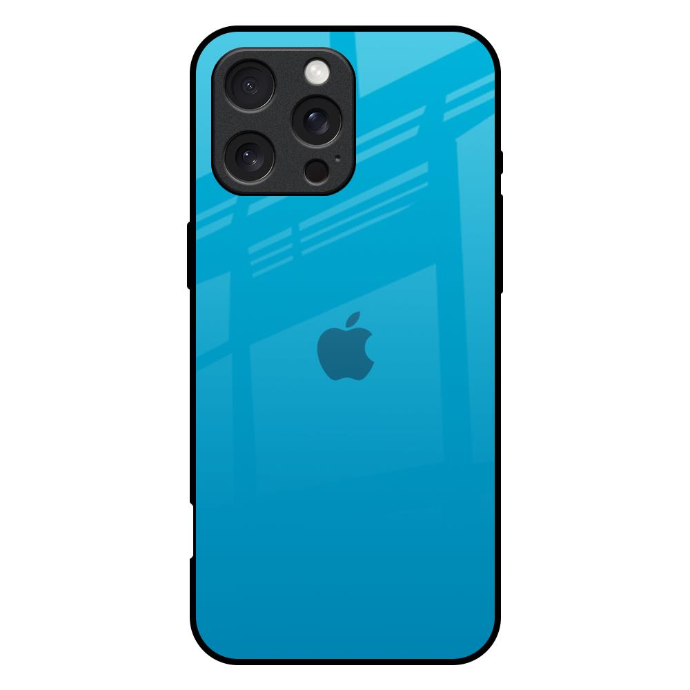 Blue Aqua iPhone 16 Pro Max Glass Back Cover Online