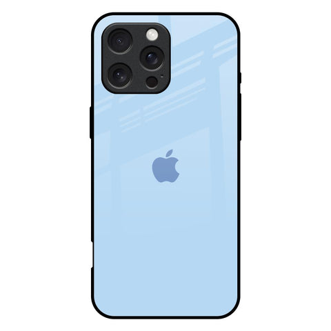 Pastel Sky Blue iPhone 16 Pro Max Glass Back Cover Online
