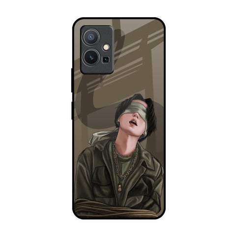 Blind Fold IQOO Z6 5G Glass Back Cover Online