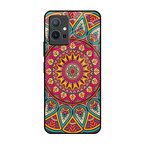 Elegant Mandala IQOO Z6 5G Glass Back Cover Online
