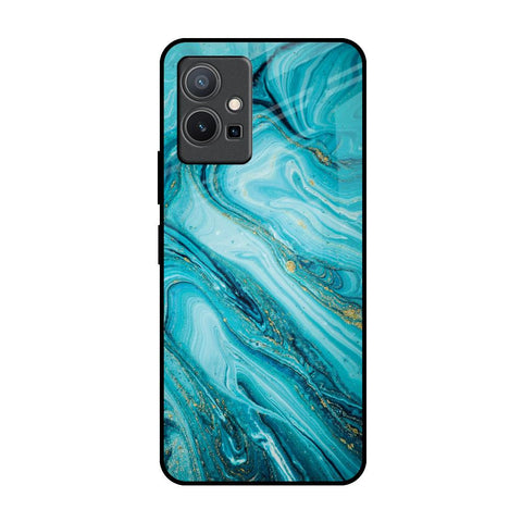 Ocean Marble IQOO Z6 5G Glass Back Cover Online