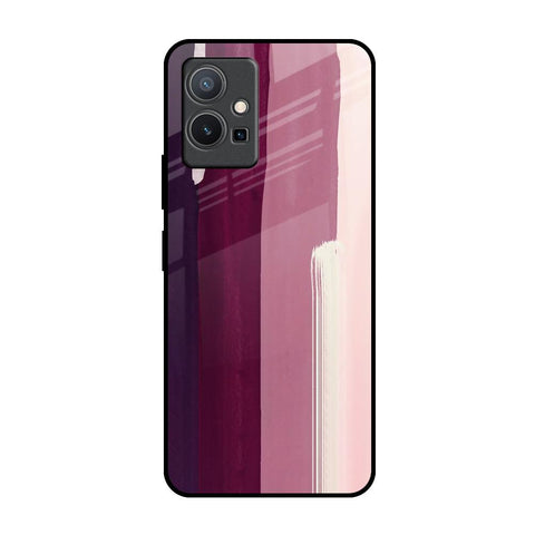 Brush Stroke Art IQOO Z6 5G Glass Back Cover Online