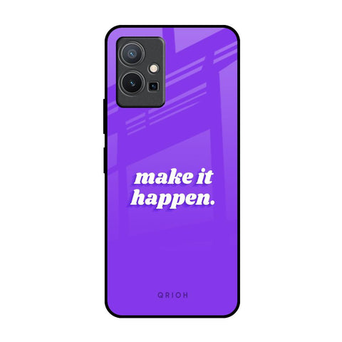 Make it Happen IQOO Z6 5G Glass Back Cover Online