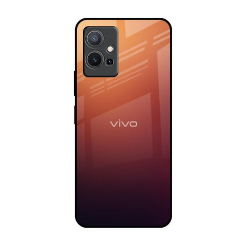 Sunset Background IQOO Z6 5G Glass Back Cover Online