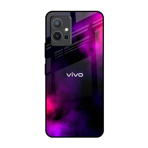 Pink Galaxy IQOO Z6 5G Glass Back Cover Online