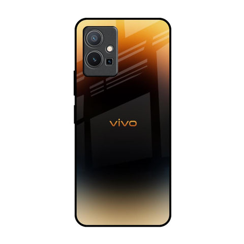 Grainy Yellow IQOO Z6 5G Glass Back Cover Online