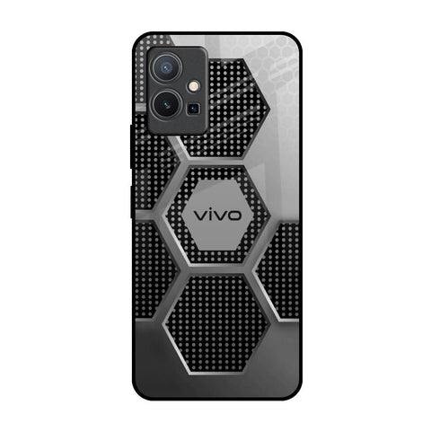 Hexagon Style IQOO Z6 5G Glass Back Cover Online