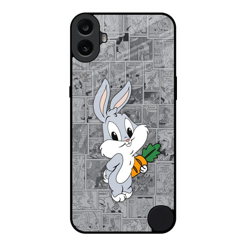Cute Baby Bunny Nothing CMF Phone 1 Glass Back Cover Online