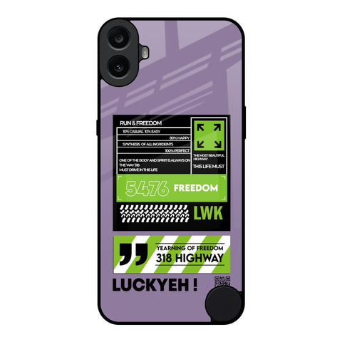 Run & Freedom Nothing CMF Phone 1 Glass Back Cover Online